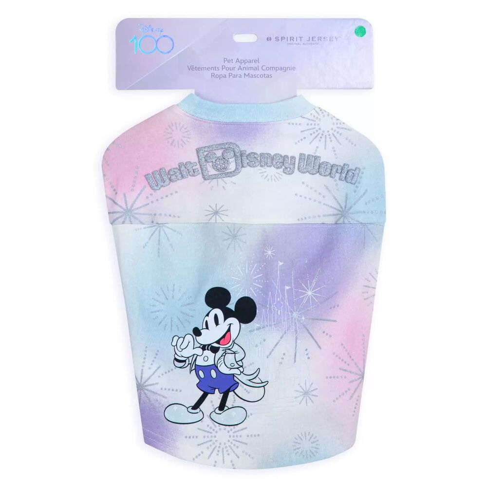 Disney Parks Tails SPIRIT JERSEY 100 Years Anniversary Mickey DOG shirt - NEW L